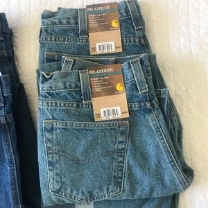 2 PAIRS Carhartt Relaxed Fit Straight Leg Jeans
